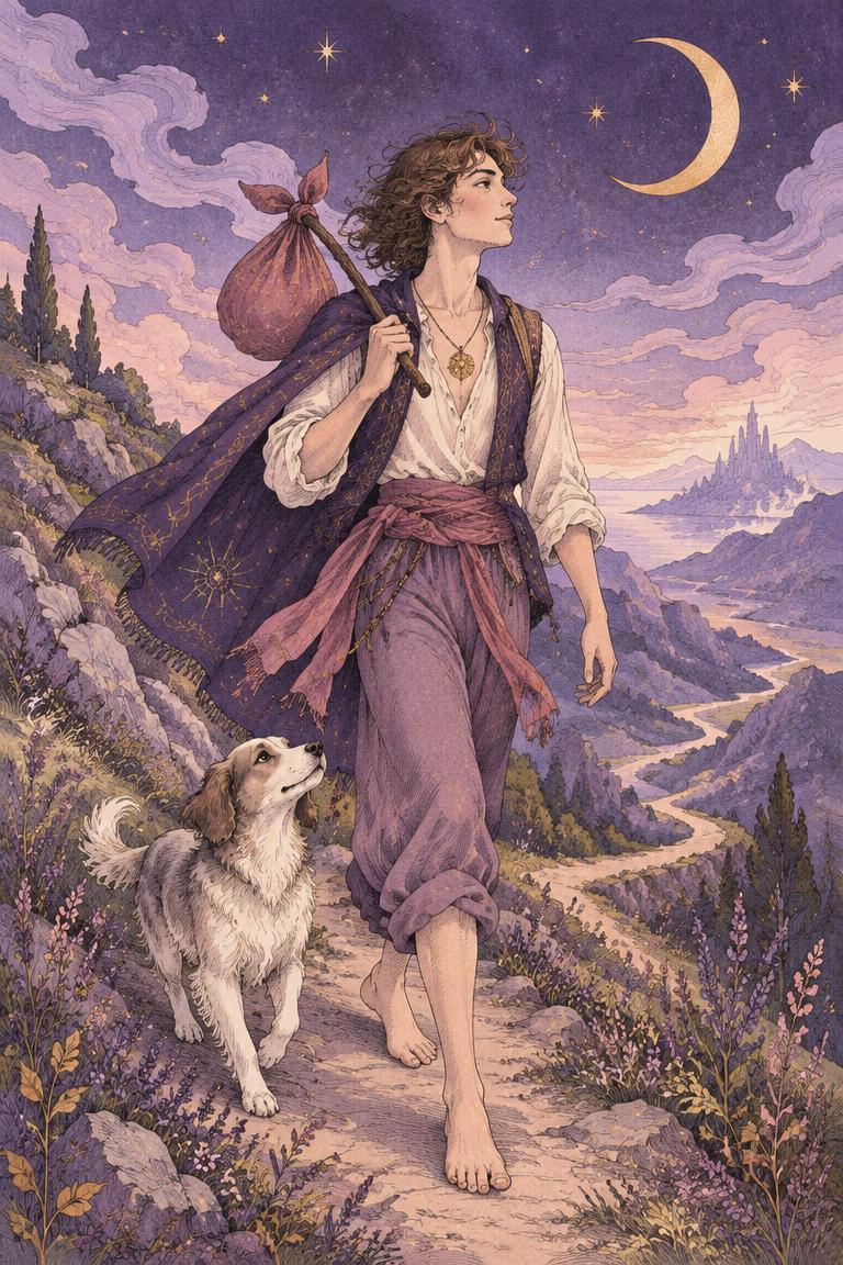 Illustration de l’arcane Le Mat